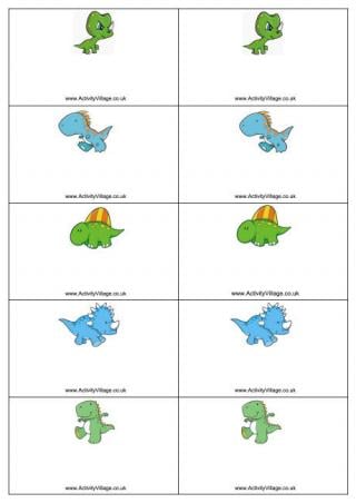 Cute Dinosaur Name Badges
