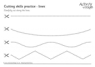 Cutting Wavy Lines