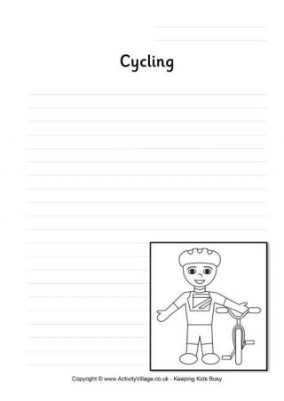 Cycling Writing Page