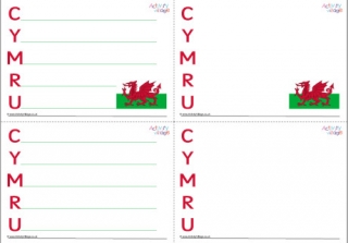 Cymru Acrostic Poem Printable
