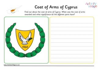 Cyprus Coat Of Arms Worksheet