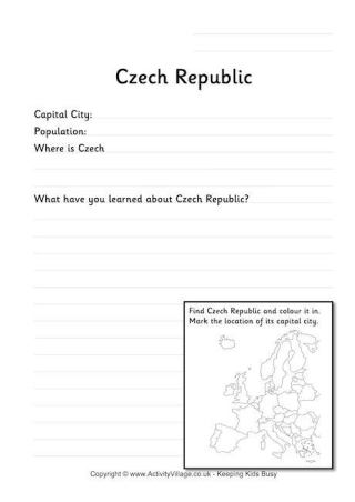 Czech Republic Worksheet