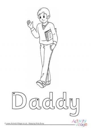 Daddy Finger Tracing