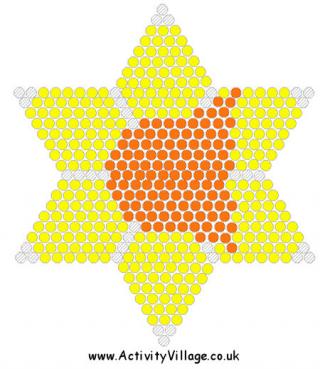 Daffodil Fuse Bead Pattern