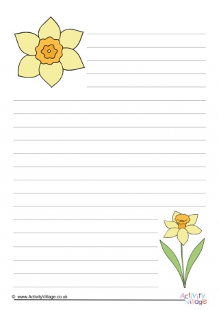 Daffodil Writing Paper 2