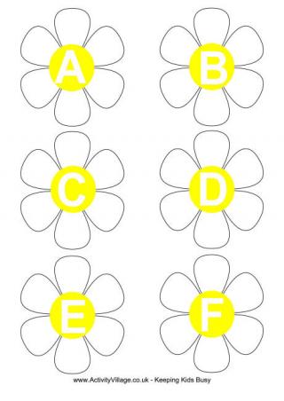 Daisy Alphabet - Uppercase