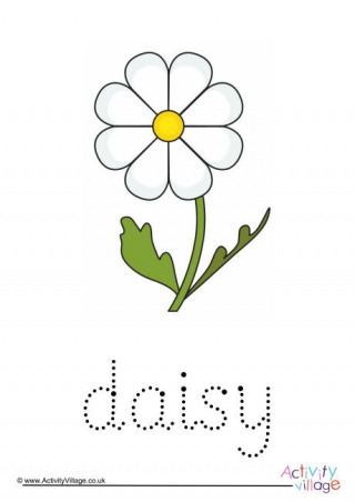 Daisy Word Tracing