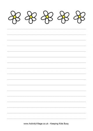 spring writing paper