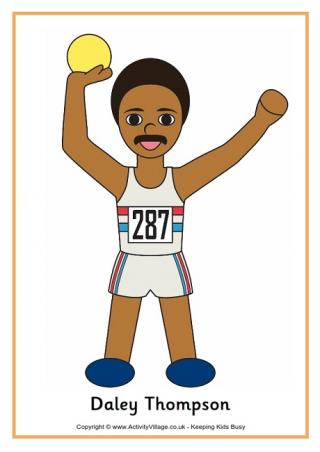 Daley Thompson Poster