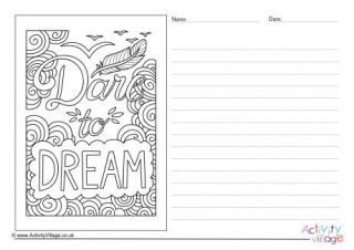 Dare To Dream Story Paper