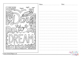 Dare To Dream Story Paper