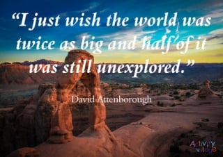 David Attenborough Quote Poster
