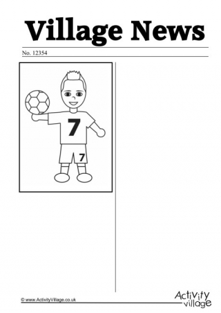 David Beckham Newspaper Writing Prompt