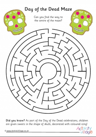 Day of the Dead Maze 1