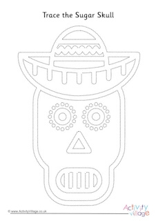 Day of the Dead Tracing Pages