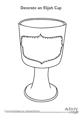 Decorate an Elijah Cup