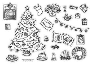 Decorate The Room For Christmas - Decorations Printable
