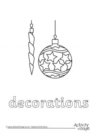 Decorations Finger Tracing
