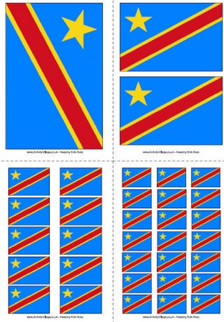 Democratic Republic Of Congo Flag Printable