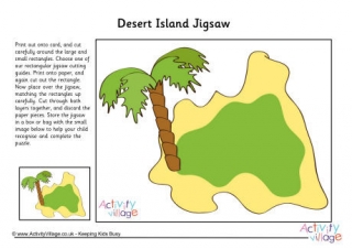 Desert island jigsaw