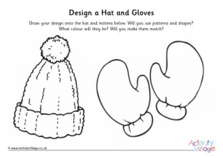 Design A Hat And Gloves