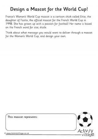 Design a Mascot for the Women's World Cup 2019