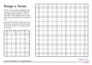 Design a Tartan Worksheet 2