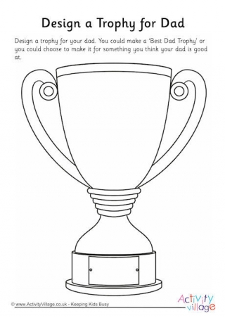 Design a Trophy for Dad