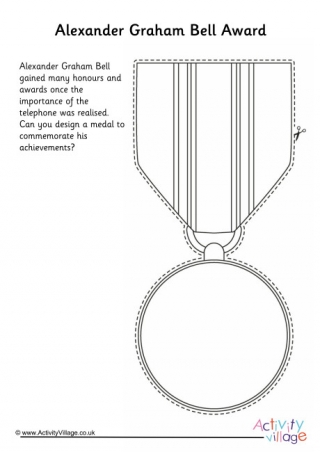 Design an Award for Alexander Graham Bell Worksheet