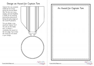 Design an Award for Captain Tom