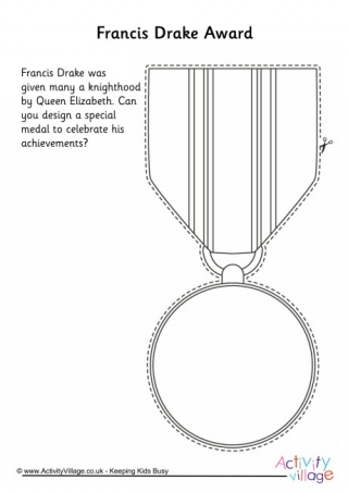 Design an Award for Francis Drake Worksheet