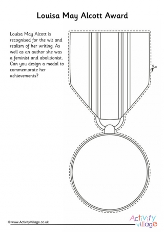 Design an Award for Louisa May Alcott Worksheet