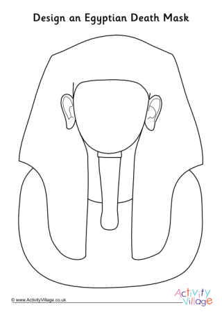 Design an Egyptian Death Mask