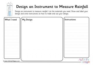 Design An Instrument To Measure Rainfall