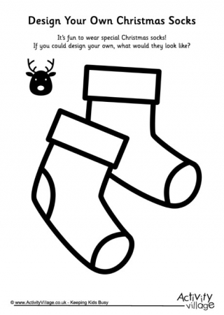 Design Your Own Christmas Socks
