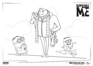 Despicable Me Colouring Page 2