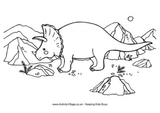 Dinosaur Colouring Page