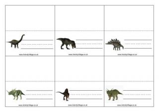 Dinosaur Place Cards