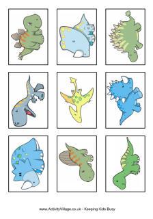 Dinosaur Snap Cards