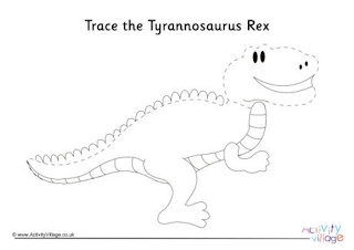 dinosaur worksheets name tracing templates