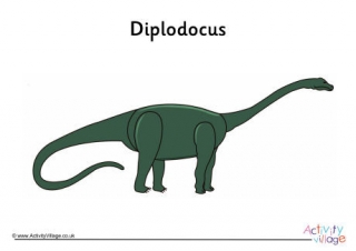 Diplodocus Poster
