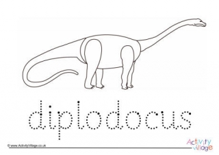 Diplodocus Word Tracing