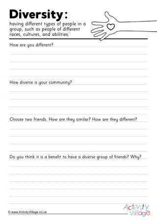 Diversity Worksheet