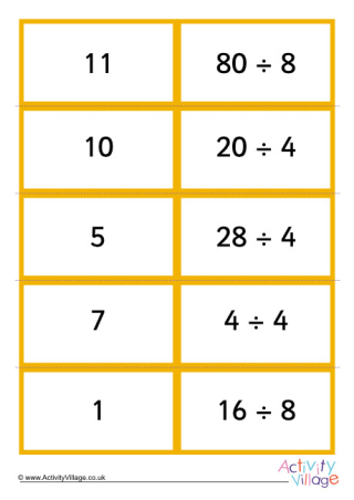 Division Dominoes 2