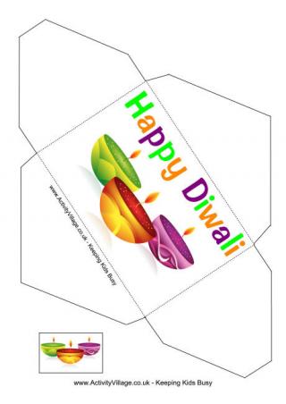 Diwali Money Envelope - Diya