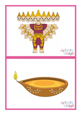 Diwali Picture Flashcards