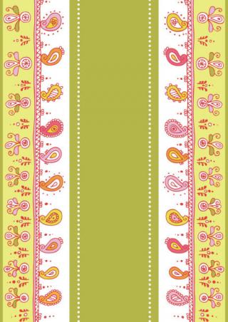 Diwali Scrapbook Paper Vertical Stripe