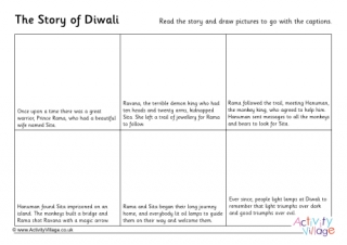 Diwali Story Read and Draw