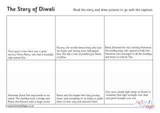 Diwali Story Read and Draw