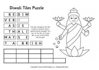 Diwali Tiles Puzzle